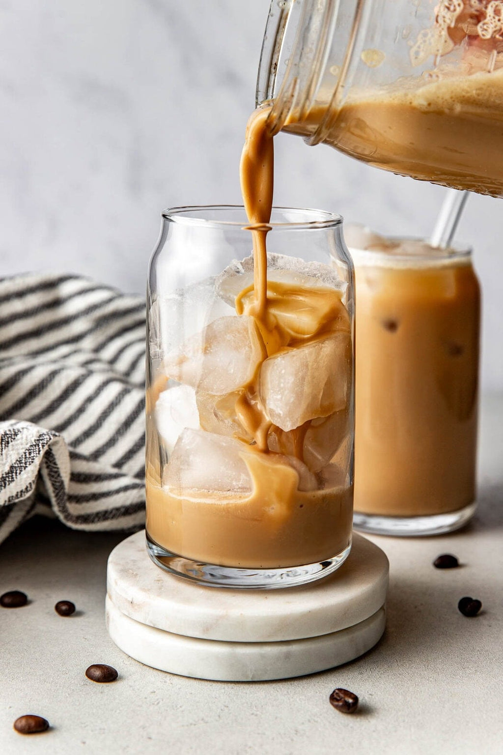 High Protein Iced Coffee Latte Macchiato